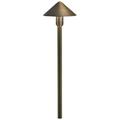 Kichler Fundamentals Brass 18.5 High LED Landscape Path Light