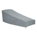 Mainstays Sandell 86 Inch Patio Chaise Lounge Cover in Gray Large