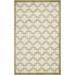 SAFAVIEH Amherst Wilson Geometric Area Rug Ivory/Light Green 4 x 6