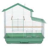 Prevue Cockatiel House Bird Cage Green