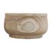 3R Studios Natural Paulownia Wood Planter