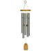 Woodstock Wind Chimes Signature Collection Chimes of Kyoto 25 Silver Wind Chime KWS