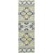 Couristan Covington Pegasus Indoor/Outdoor Area Rug 2 6 x 8 6 Runner Ivory-Navy-Lime