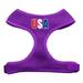 USA Star Screen Print Soft Mesh Harness Purple Extra Large