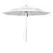 California Umbrella Venture 11 Silver Market Umbrella in White