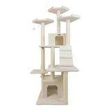 Armarkat Classic real wood Cat Tree Model B8201 82 inch Ivory