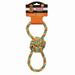 Chomper WB15522 Rope Ball Tug Dog Toy Assorted Colors