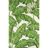 Momeni Veranda Polypropylene Hand Hooked Green Indoor Outdoor Rug 8 X 10