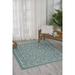 Nourison Home & Garden Indoor/Outdoor Light Blue 7 9 x 10 10 Area Rug (8x11)