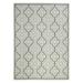 SAFAVIEH Courtyard Nina Geometric Trellis Indoor/Outdoor Area Rug Light Grey/Anthracite 5 3 x 7 7