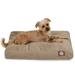 Majestic Pet | Villa Velvet Shredded Memory Foam Rectangle Pet Bed For Dogs Removable Cover Pearl Large