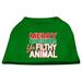 Mirage Pet 51-177 XSEG Ya Filthy Animal Screen Print Pet Shirt Emerald Green - Extra Small - Size 8