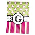 Evergreen Enterprises Peppy Monogram Garden Flag