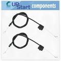 2-Pack 532183281 Zone Safety Control Cable Replacement for Husqvarna ROTARY LAWN MOWER (96114001600) (2008-10) Lawn Mower: Consumer Walk Behind - Compatible with 183281 Cable