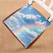 ZKGK Blue Sky White Clouds Seat Pad Seat Cushion Chair Cushion Floor Cushion Two Sides 18x18 Inches