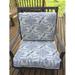 OctoRose Chair Seat Cover for Patio Chair Reversible 3 Side Zipper enclosuer PLEASE MEASURE YOUR SEAT CUSHION SIZES Sold Piece by Piece NOT by Set.