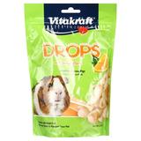 Vitakraft Drops Guinea Pig Treat - Orange - Yogurt Treats for Guinea Pigs