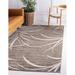 Unique Loom Orlando Indoor/Outdoor Botanical Rug Brown/Beige 6 1 x 9 Rectangle Floral / Botanical Tropical Perfect For Patio Deck Garage Entryway