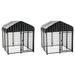 Lucky Dog 4 x 4 x 4.5 Covered Wire Dog Fence Kennel Pet Play Pen (2 Pack)