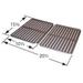 Porcelain steel cooking grid for Charbroil brand gas grills