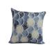 Simply Daisy 20 x 20 Zircoland Geometric Print Outdoor Pillow Blue