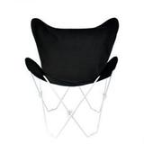 Algoma Butterfly Chair and Cover Combination with White Frame