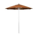 California Umbrella Venture 7.5 Silver Market Umbrella in Tuscan