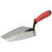 Marshalltown BKTSG75SS 7 1/2 Bucket Trowel -Stainless w/Red Soft Grip