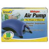 Tetra Whisper Air Pump up to 10 Gallons for Aquariums Powerful Airflow Blue