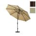 California Umbrella 11 ft. Aluminum Market Umbrella Collar Tilt Double Vents - Bronze - Pacifica - Taupe