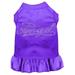 Mirage Pet 57-08 XSPR 8 in. Rhinestone Angel Dress Purple - Extra Small