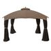 Garden Winds Replacement Canopy Top Cover for the Allen Roth 10 x 12 Gazebo - Nutmeg