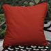 Sorra Home Clara Outdoor Red Throw Pillows Made with Sunbrella (Set of 2)