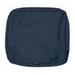 Classic Accessories Montlake FadeSafe Water-Resistant Patio Lounge Back Cushion Cover 21 x 22 x 4 inch Heather Indigo