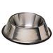 DOG BOWL - No Tip Mirror Finish Super Heavy Duty Rubber Base Dishes for Dogs (24oz (3 cups/709ml) - 1.5 Pint)