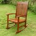 International Caravan Highland Acacia Americana Rocking Chair Stain