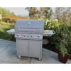 Bull Outdoor Products Angus 4-Burner Propane Gas Grill with Cabinet