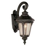 Bel Air Saddle Rock Armed Outdoor Wall Light - 19H in.