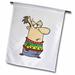 3dRose Ugly Christmas Sweater Cartoon - Garden Flag 12 by 18-inch