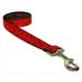 Sassy Dog Wear PAWS-BONES-POPPY4-L 6 ft. Paws & Bones-Poppy Dog Leash- Red - Large