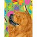 11 x 15 in. Chow Chow Easter Eggtravaganza Garden Size Flag