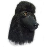 Black Standard Poodle Dog Costume Face Mask - Off the Wall Toys Kennel Club