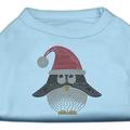 Mirage Pet Products Santa Penguin Rhinestone Dog Shirt