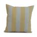 Simply Daisy 16 x 16 Rugby Stripe Stripe Print Outdoor Pillow Yellow