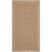 safavieh courtyard trellis all-weather dark beige/ beige indoor/ outdoor rug