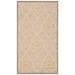 SAFAVIEH Courtyard Jennifer Damask Indoor/Outdoor Area Rug Beige/Dark Beige 2 7 x 5