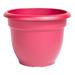 12 in. Ariana Planter with Self Watering Grid Union Red