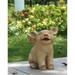 HI-LINE GIFT LTD. LAUGHING PIG WITH WINGS SITTING