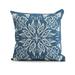 Simply Daisy 18 x 18 Cuban Tile 3 Geometric Print Outdoor Pillow Teal