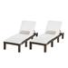 Brown Chaise Lounge Set